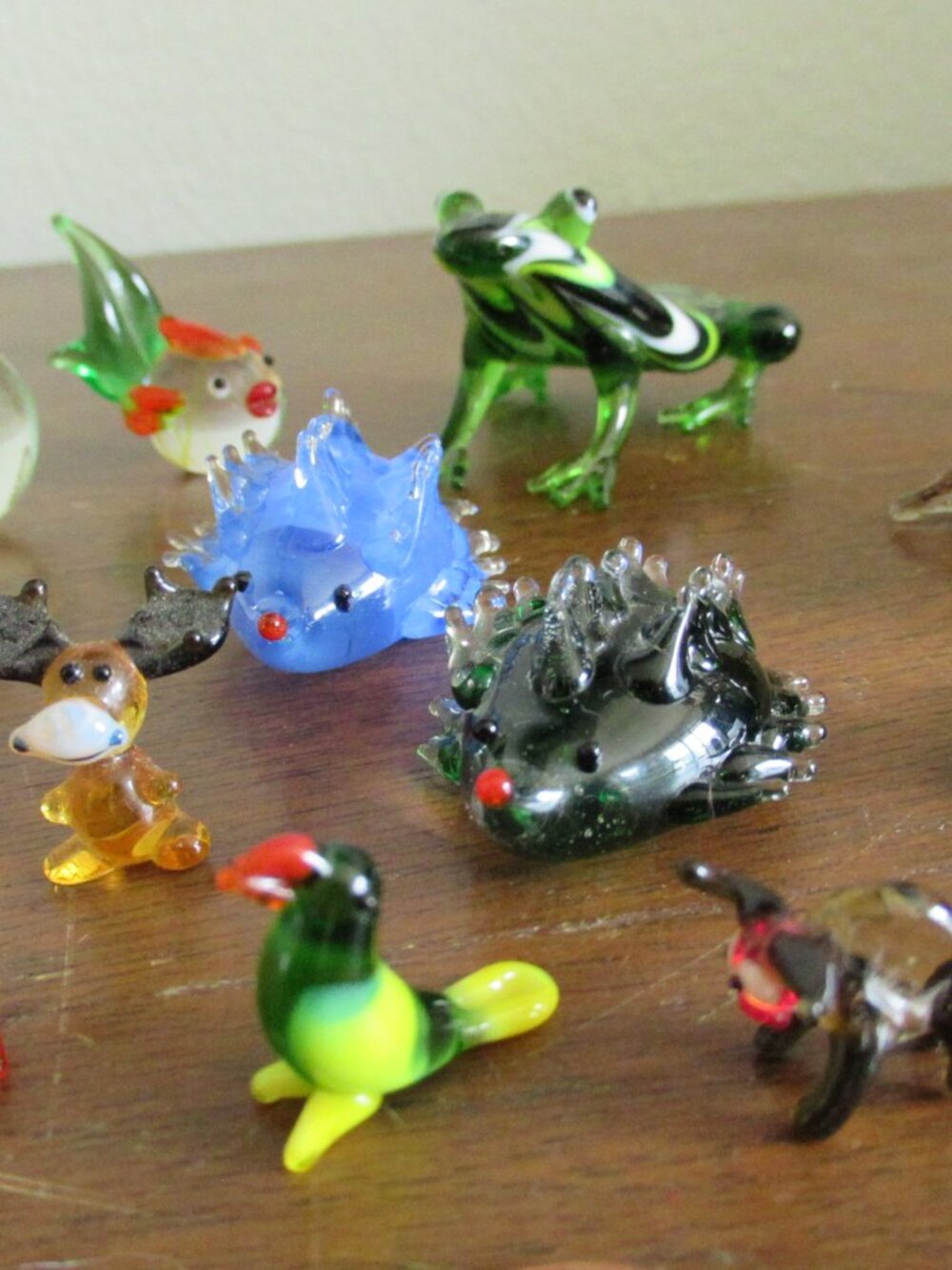 Blown Glass Animal Figurines Lot • Mixed Sizes • Art Glass Creatures - Picture 10 of 10